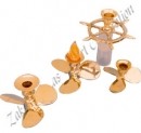 Set of 3 Propeller Candle Stand