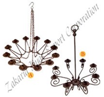 12 Arm Chandelier-Candle Stand